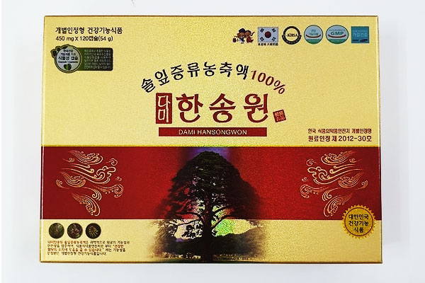 Tinh dầu thông đỏ Dami hansongwon red pine oil Hàn Quốc hộp 120v