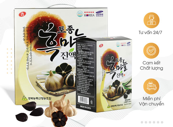 Chiết xuất nước tỏi đen Hàn Quốc 70ml x 30 gói
