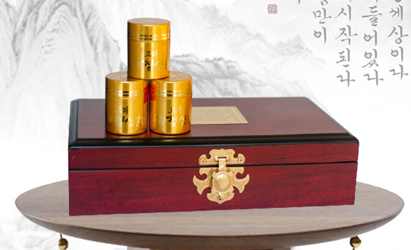 An Cung Ngưu Hoàng Hàn Quốc hộp gỗ 10v