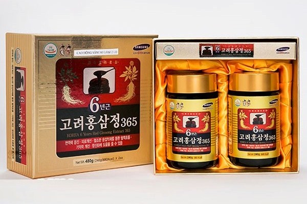 Cao Hồng Sâm Hàn Quốc 365- Đóng hộp 2 lọ 240gr