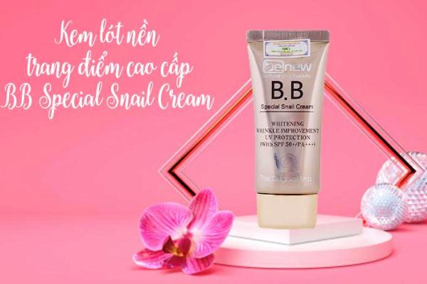 Kem nền BB Hàn Quốc che khuyết điểm và chống nắng: BB Special Snail Cream