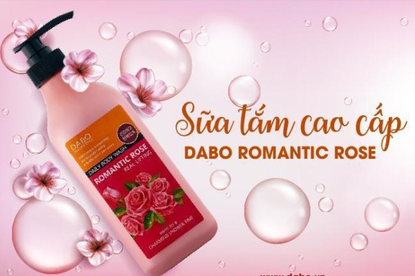 Sữa tắm tinh chất hoa hồng DABO Romantic Rose 750ml
