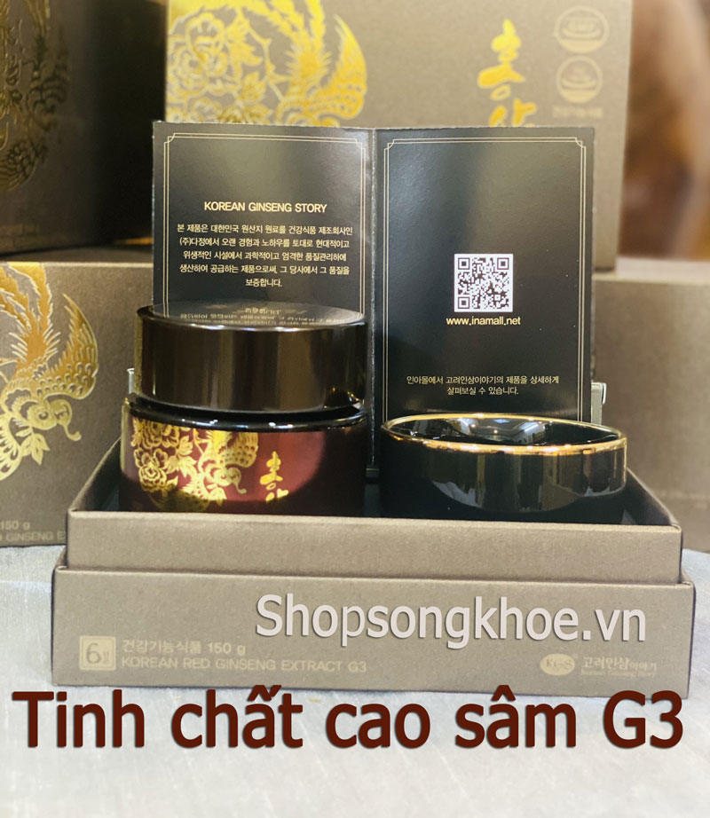 Cao Hồng Sâm G3 KGS - Korean Red Ginseng Extract G3
