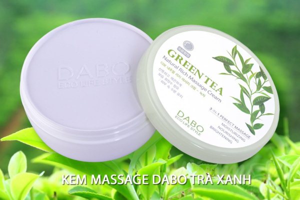 Kem massage DABO Green Tea 200ml
