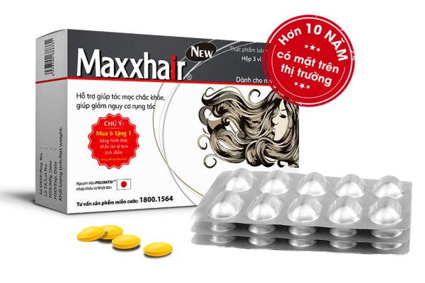Viên uống Maxxhair – Giải pháp hỗ trợ toàn diện cho người bị rụng tóc, hói đầu