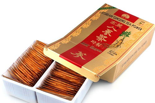 Trà Sâm Hàn Quốc Korea Red Ginseng Tea Power - Hộp x 100 gói