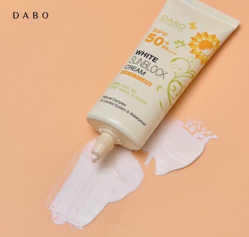 Kem chống nắng trắng da White Sunblock Cream DABO SPF 50+++ 70ml