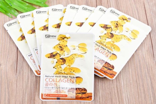Combo 10 miếng mặt nạ collagen Benew Natural Herb Mask Pack