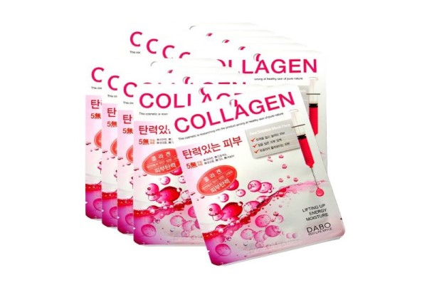 Bộ 10 miếng mặt nạ Dabo tinh chất Collagen 23g