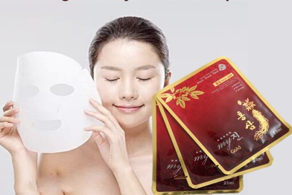 Combo 10 miếng mặt hồng sâm Korea Red Ginseng Mask Sheet Pack My Gold