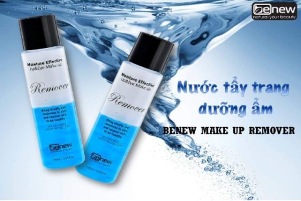 Nước tẩy trang Dưỡng ẩm BENEW Lip & Eye Make-up Remover 150ml