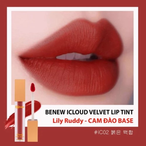Son kem lì - Benew iCloud Velvet Lip Tint