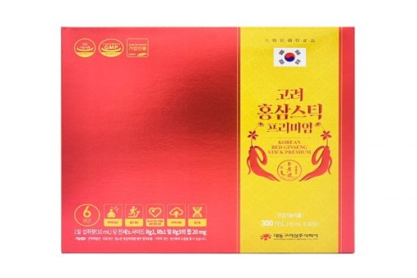 Nước Hồng Sâm Hàn Quốc cao cấp - Hộp 30 gói dạng stick tiện dụng