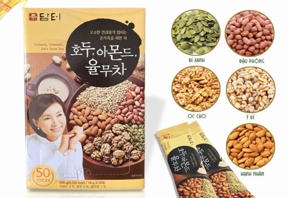 Bột ngũ cốc dinh dưỡng Damtuh Hàn Quốc - Thùng 6 hộp