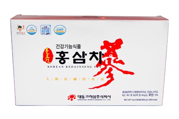 Trà hồng sâm Hàn Quốc 100 gói x 3g Daedong: Tiện lợi cho người bận rộn