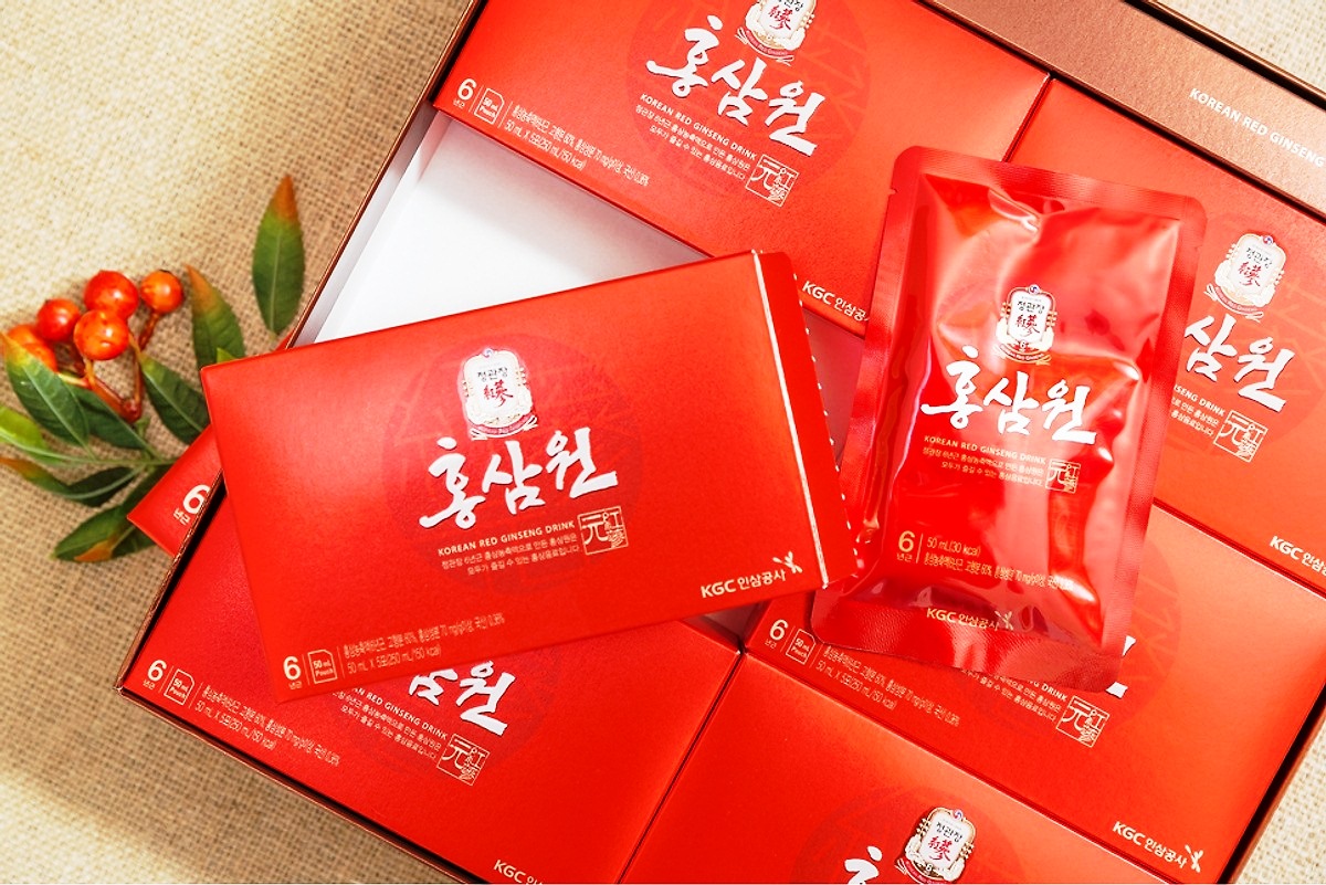 Nước hồng sâm Chính phủ Hàn Quốc Cheon Kwan Jang hộp 30 gói - nước sâm KGC
