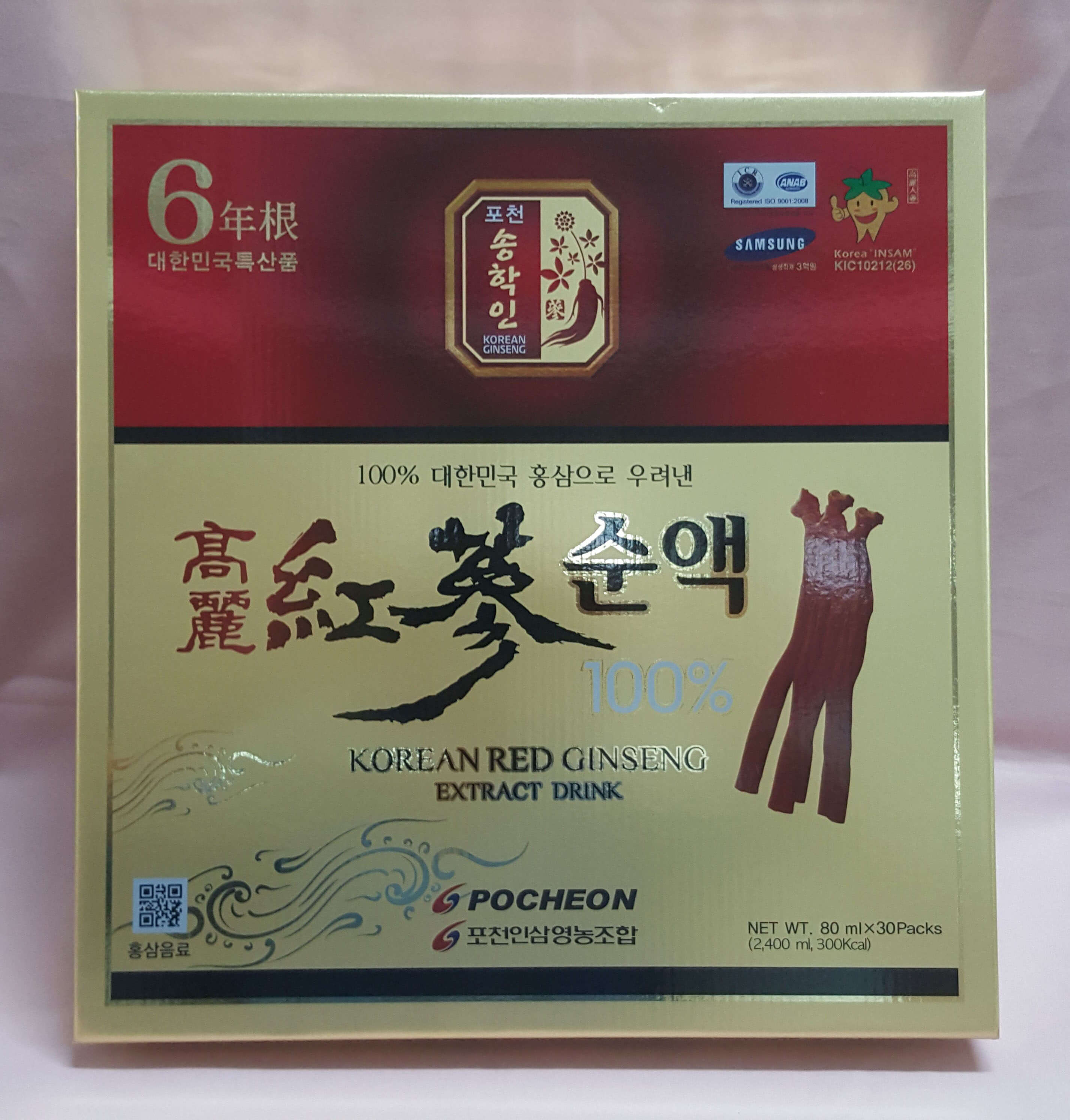 Nước Hồng sâm Hàn Quốc dạng gói Pocheon
