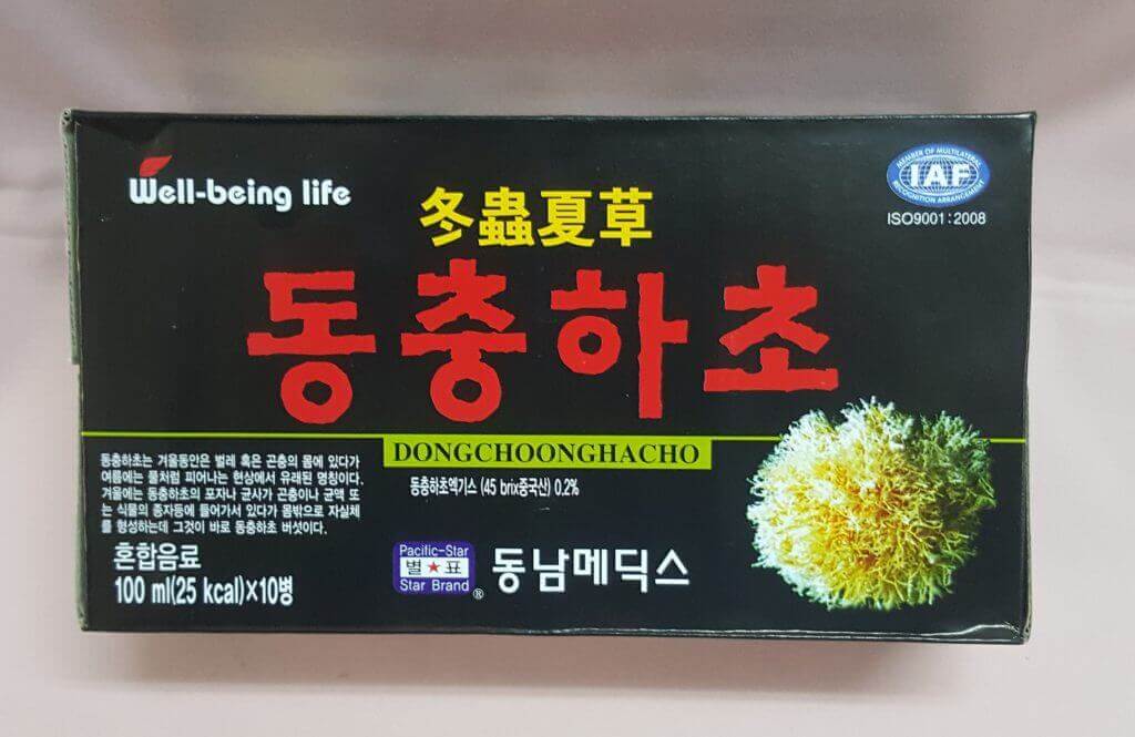 Đông Trùng Hạ Thảo dạng nước đóng chai - Dongchoonghacho well-being life