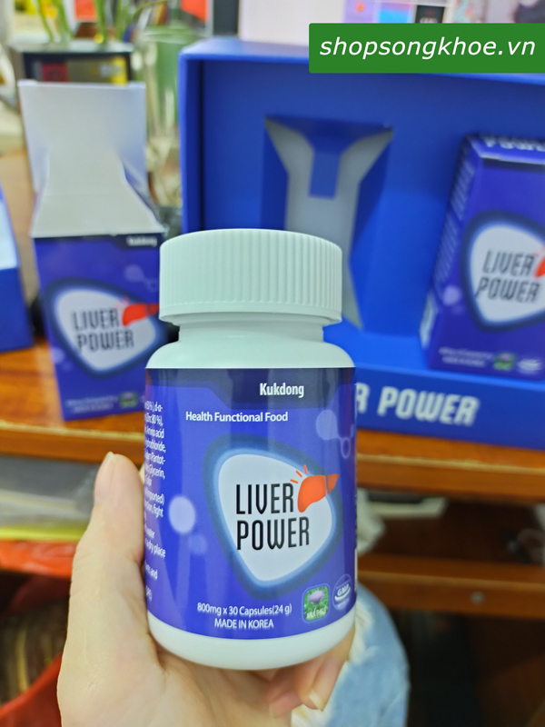 Bổ gan tiêu độc Liver Power - viên uống bổ gan Hàn Quốc