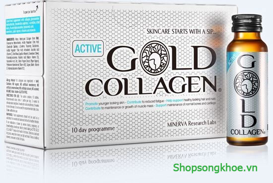 Gold Collagen Active - Nước uống bổ sung Collagen cho tuổi trẻ năng động