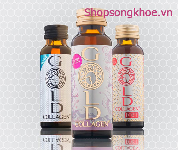 Gold Collagen Pure - Nước uống bổ sung Collagen cho vẻ đẹp quyến rũ