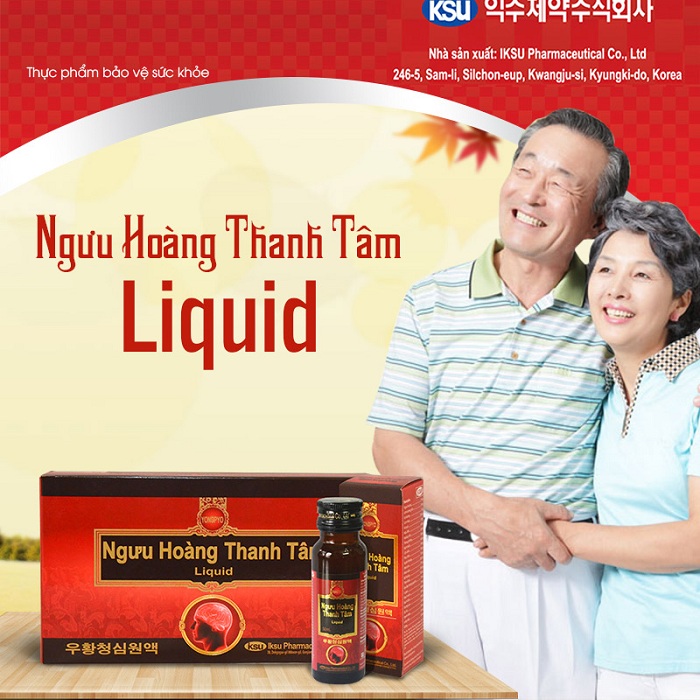Ngưu Hoàng Thanh Tâm LiQuid - An cung dạng nước