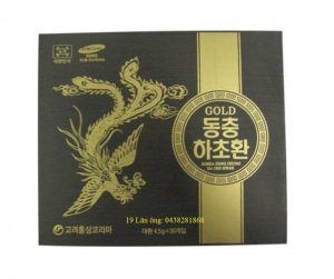 Viên đông trùng hạ thảo Hàn Quốc cao cấp hộp gỗ 30 viên