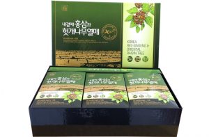 Nước bổ gan, giải rượu hồng sâm hovenia hàn quốc