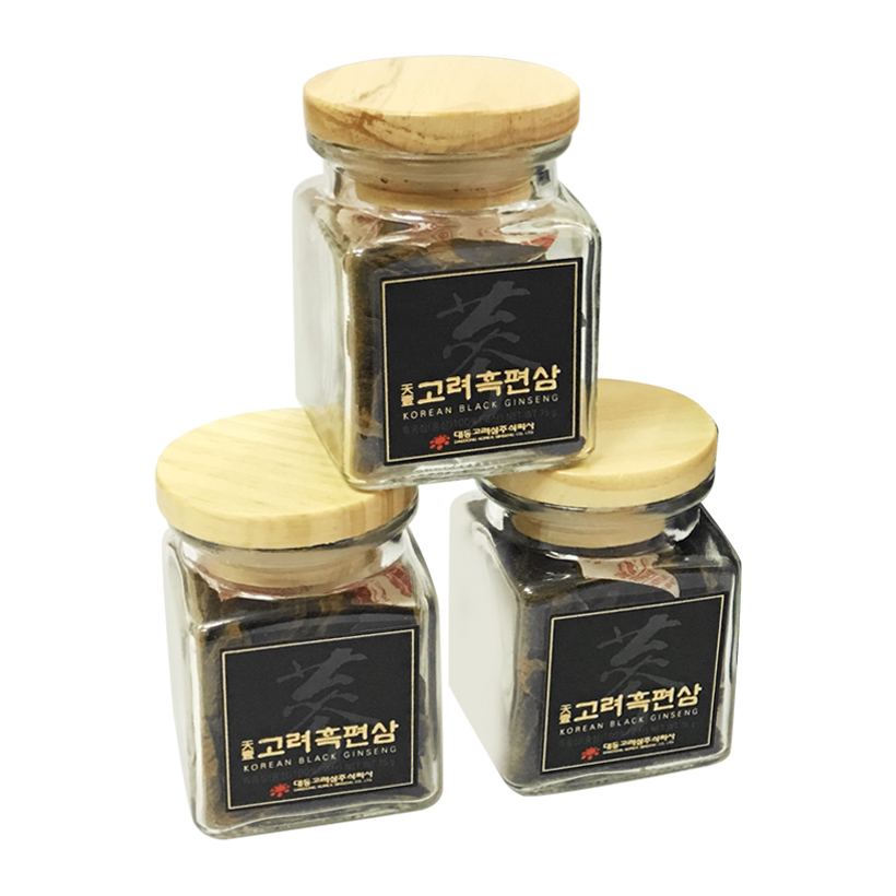 Hắc Sâm Thái Lát Daedong Hàn Quốc 75g - 3 Lọ