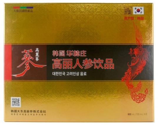 Nước Hồng Sâm Tăng Lực Daedong 8 Chai x 100ml Hàn Quốc