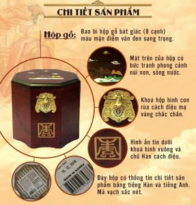 Cao Sâm Hoàng Hậu Hộp Gỗ Bio-science 500gr